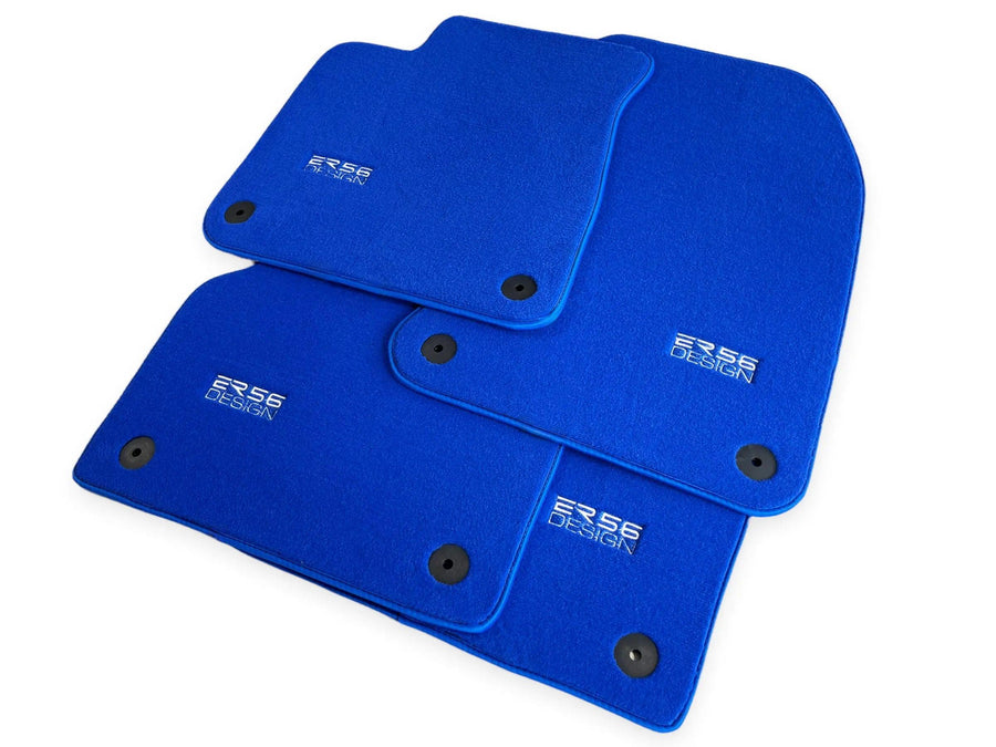 Blue Floor Mats for Audi e-tron Sportback (2020-2024) | ER56 Design - AutoWin