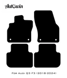 Blue Floor Mats for Audi Q3 F3 (2018-2024) | ER56 Design - AutoWin
