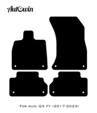 Blue Floor Mats for Audi Q5 FY (2017-2023) | ER56 Design - AutoWin