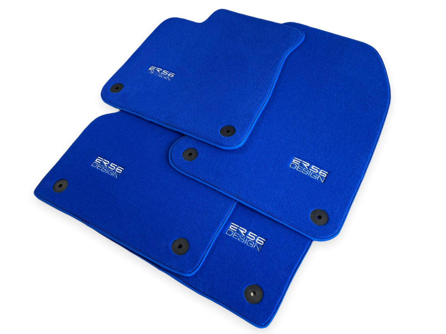 Blue Floor Mats for Audi Q5 FY (2017-2023) | ER56 Design - AutoWin