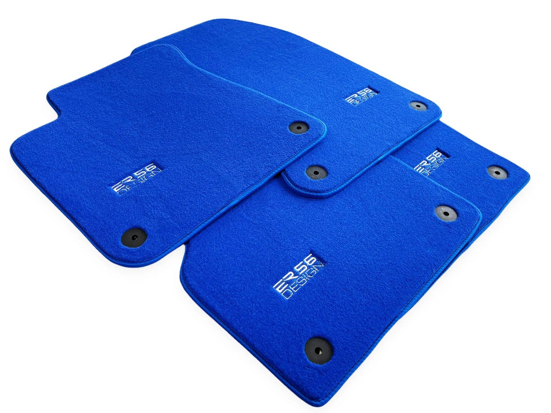 Blue Floor Mats for Audi Q5 FYT Sportback Hybrid (2021-2024) | ER56 Design - AutoWin