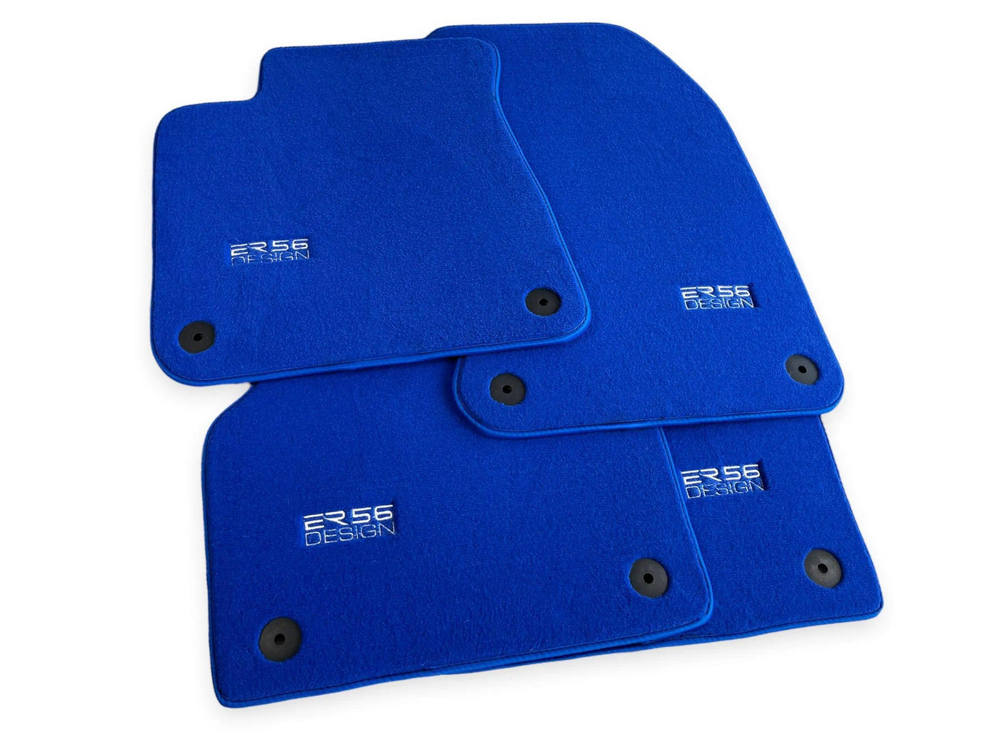 Blue Floor Mats for Audi Q8 e-tron (2023-2025) | ER56 Design - AutoWin