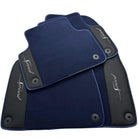 Blue Floor Mats For Bentley Bentayga (2015-2023) with Leather - AutoWin