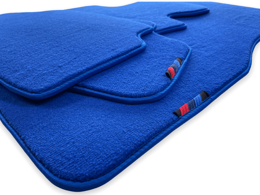 Blue Floor Mats For BMW 3 Series G20 With M Package - AutoWin