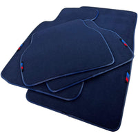 Blue Floor Mats For BMW 5 Series E39 Sedan (1996-2003) - AutoWin