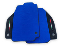 Blue Floor Mats For Ferrari 458 GT2 2012-2015 Alcantara Leather