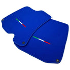 Blue Floor Mats For Ferrari Roma (2021-2024) Italian Edition - AutoWin