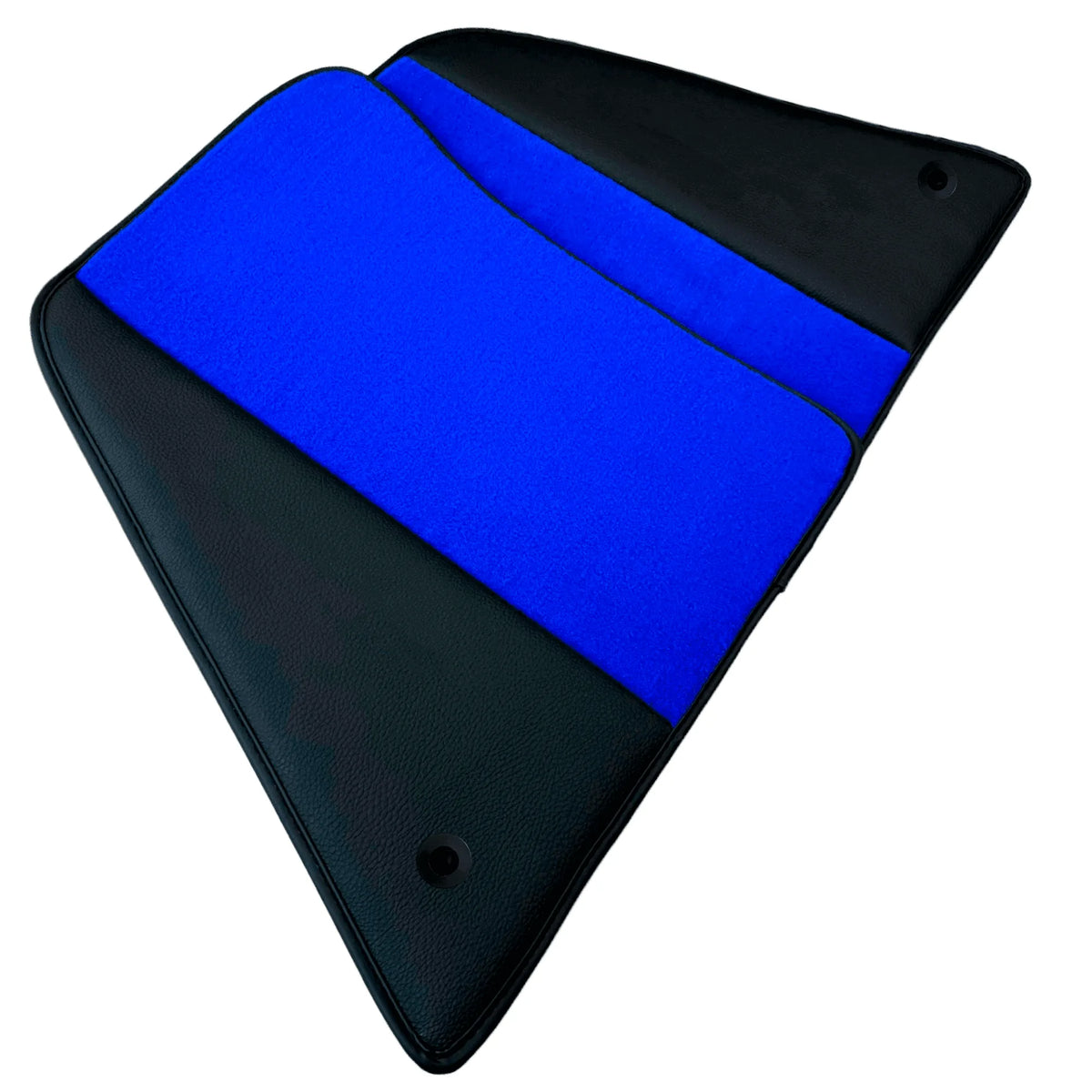 Blue Floor Mats for Ferrari SF90 Stradale (2019-2024) with Leather