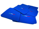 Blue Floor Mats For Maserati Coupé (2001-2007) Italy Edition - AutoWin