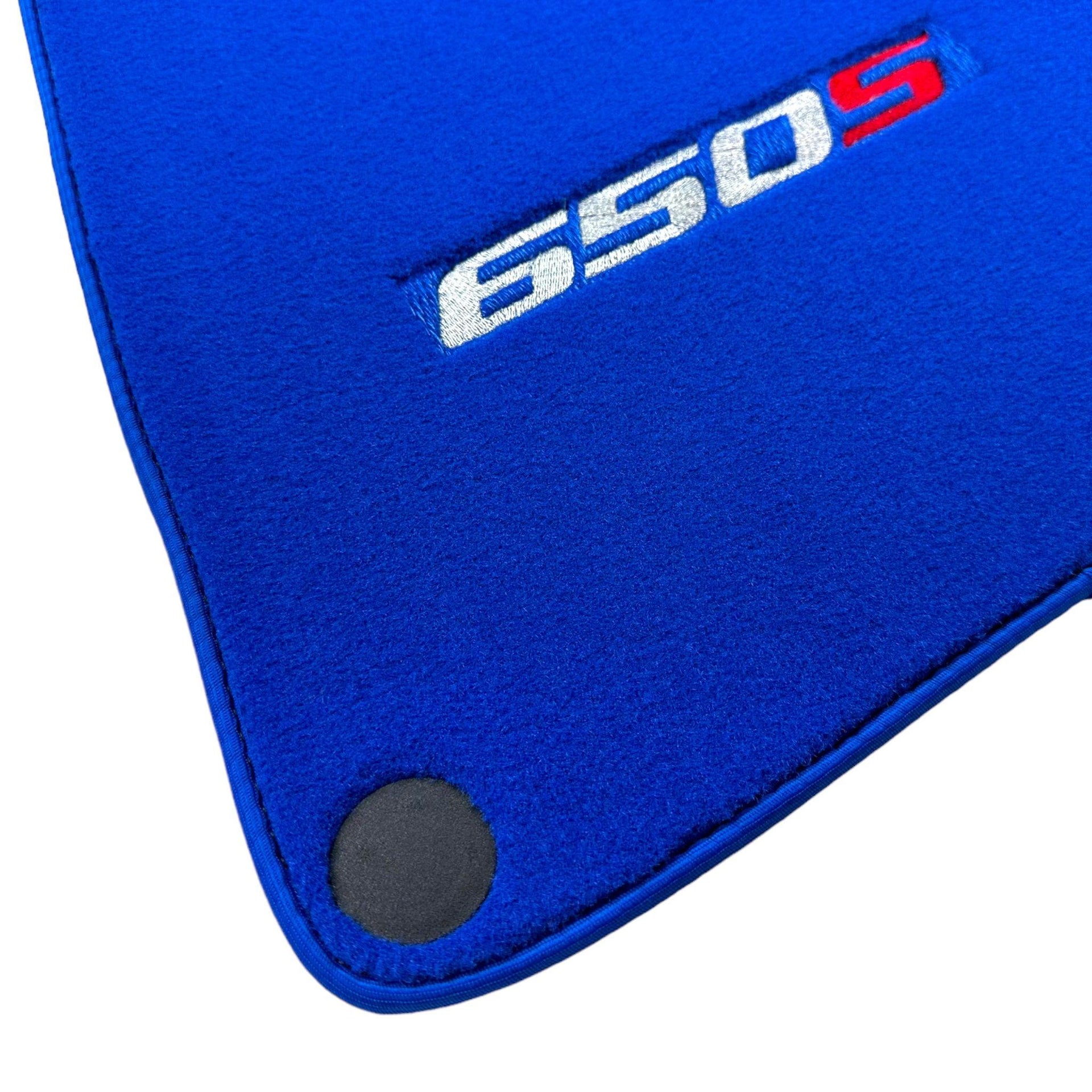 Blue Floor Mats For McLaren 650S Tailored - AutoWin
