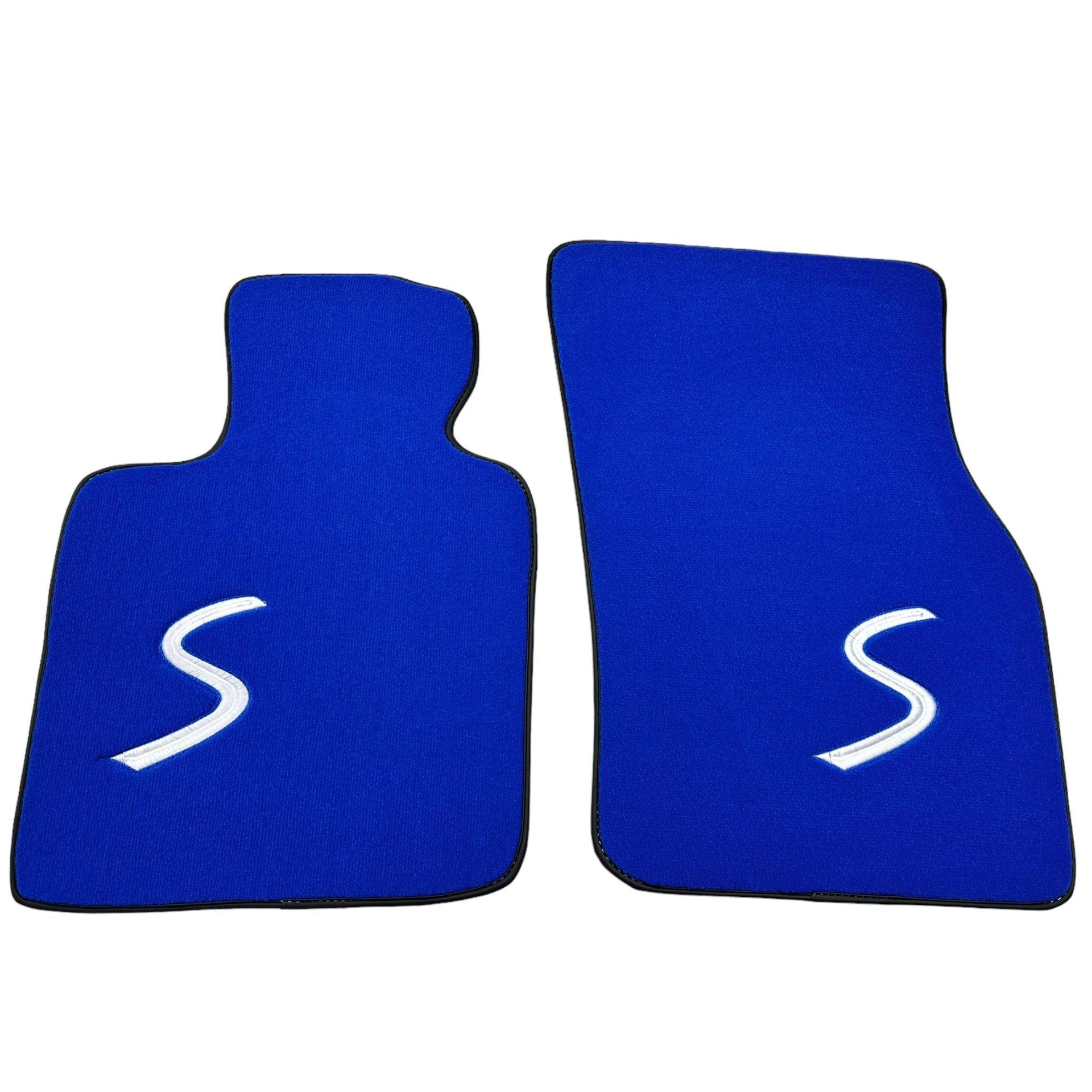 Blue Floor Mats for Mini Cooper / One R53 (2001-2007) Cooper S - AutoWin