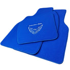 Blue Floor Mats for Pontiac FireBird (1993-2002) with Trans Am Logo - AutoWin