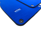 Blue Floor Mats for Porsche 718 Cayman (2017-2023) | Er56 Design - AutoWin