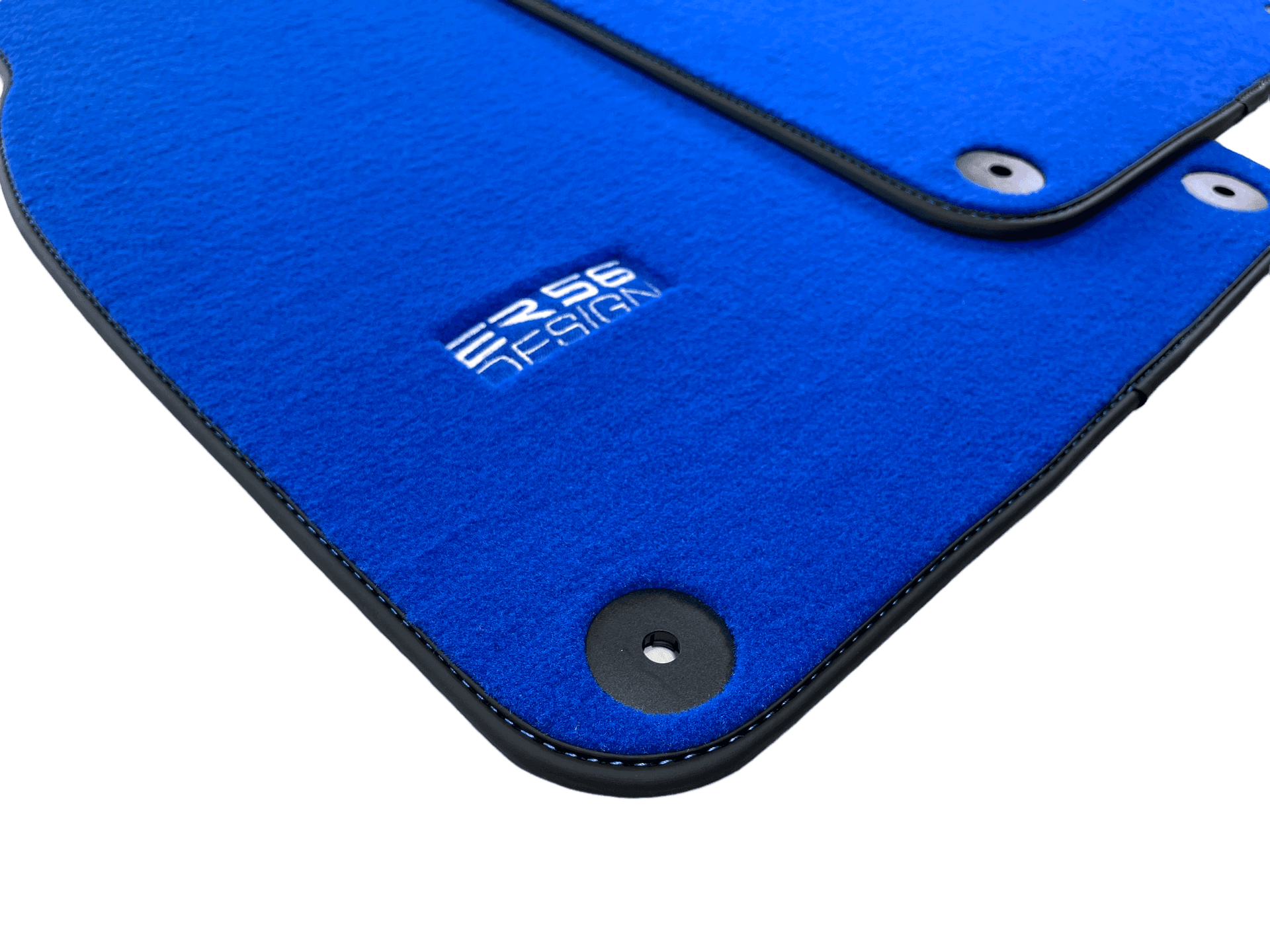Blue Floor Mats for Porsche 718 Cayman (2017-2023) | Er56 Design - AutoWin