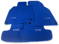 Blue Floor Mats for Porsche Cayenne (2018-2023) | ER56 Design - AutoWin
