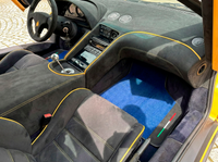 Customizable Blue Floor Mats for Lamborghini Diablo 1990-2001 With Alcantara Leather