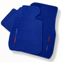 Blue Mats For BMW 5 Series E28 Sedan With M Package - AutoWin