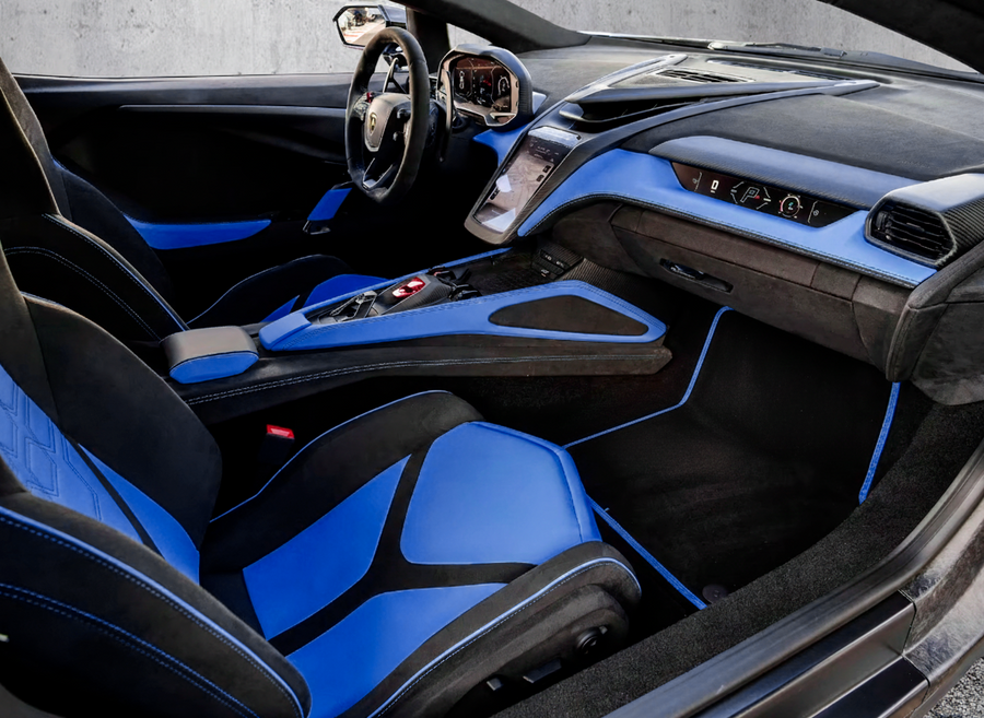 Alfombrillas de coche negras personalizables para