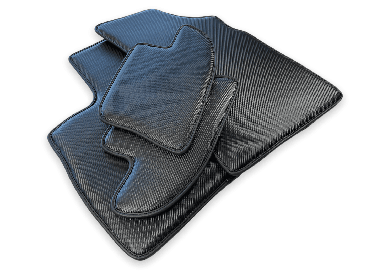 Carbon Fiber Floor Mats For Bentley Continental GTC (2011-2018) - AutoWin