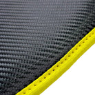 Carbon Fiber Floor Mats for Ferrari F12 Berlinetta (2012-2022) | Yellow Trim - AutoWin