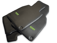 Carbon Fiber Floor Mats for Porsche Cayenne (2010-2018) Green Sewing - AutoWin