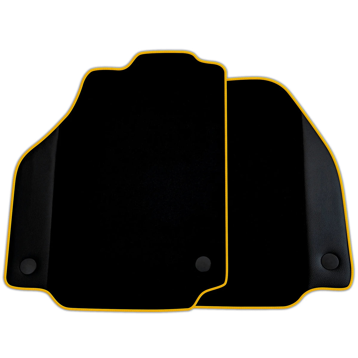 Custom Black Floor Mats for Ferrari 458 GT2 (2012-2015) With Leather | Various Trim Colors