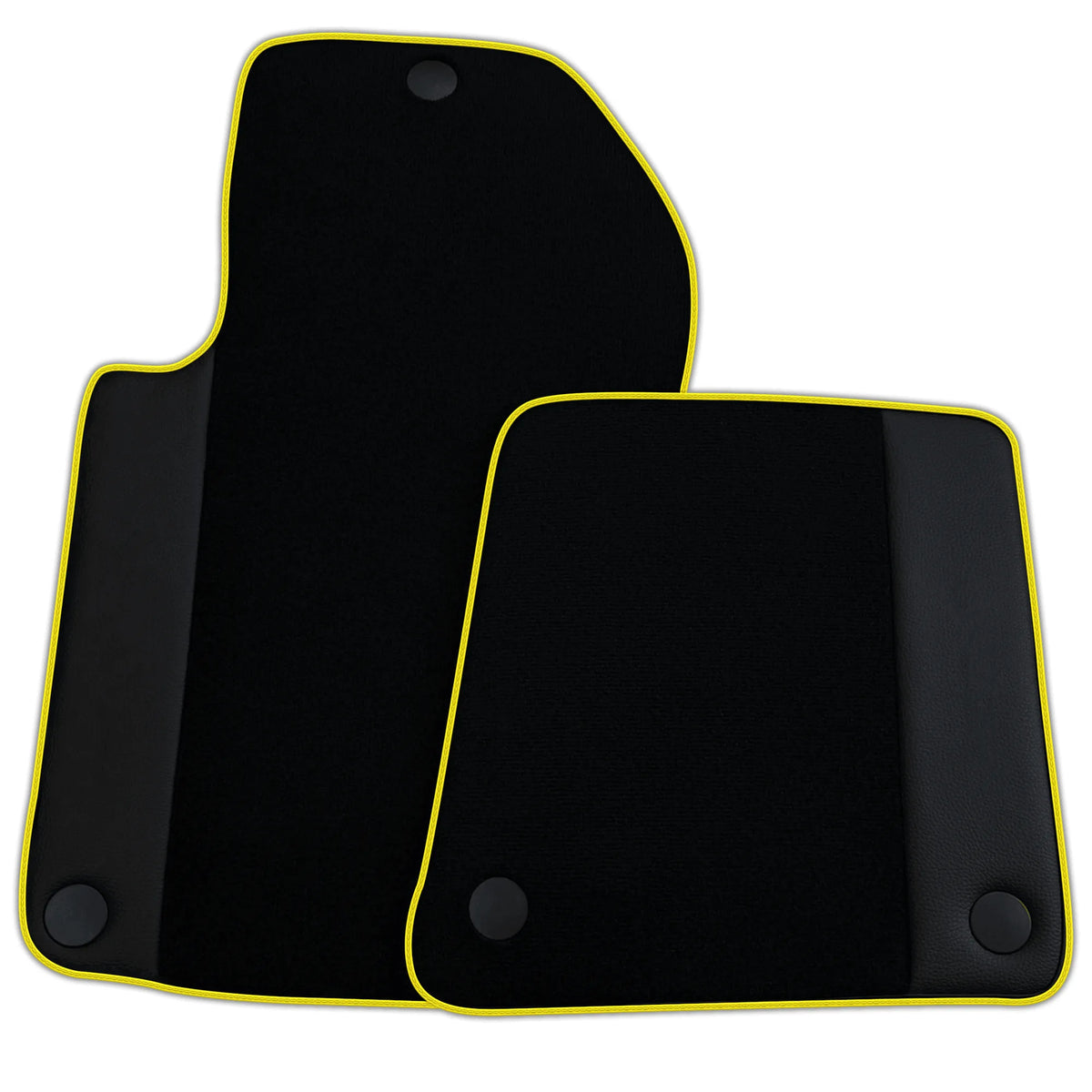 Custom Black Floor Mats For Ferrari 599 Coupe 2006-2012 With Leather