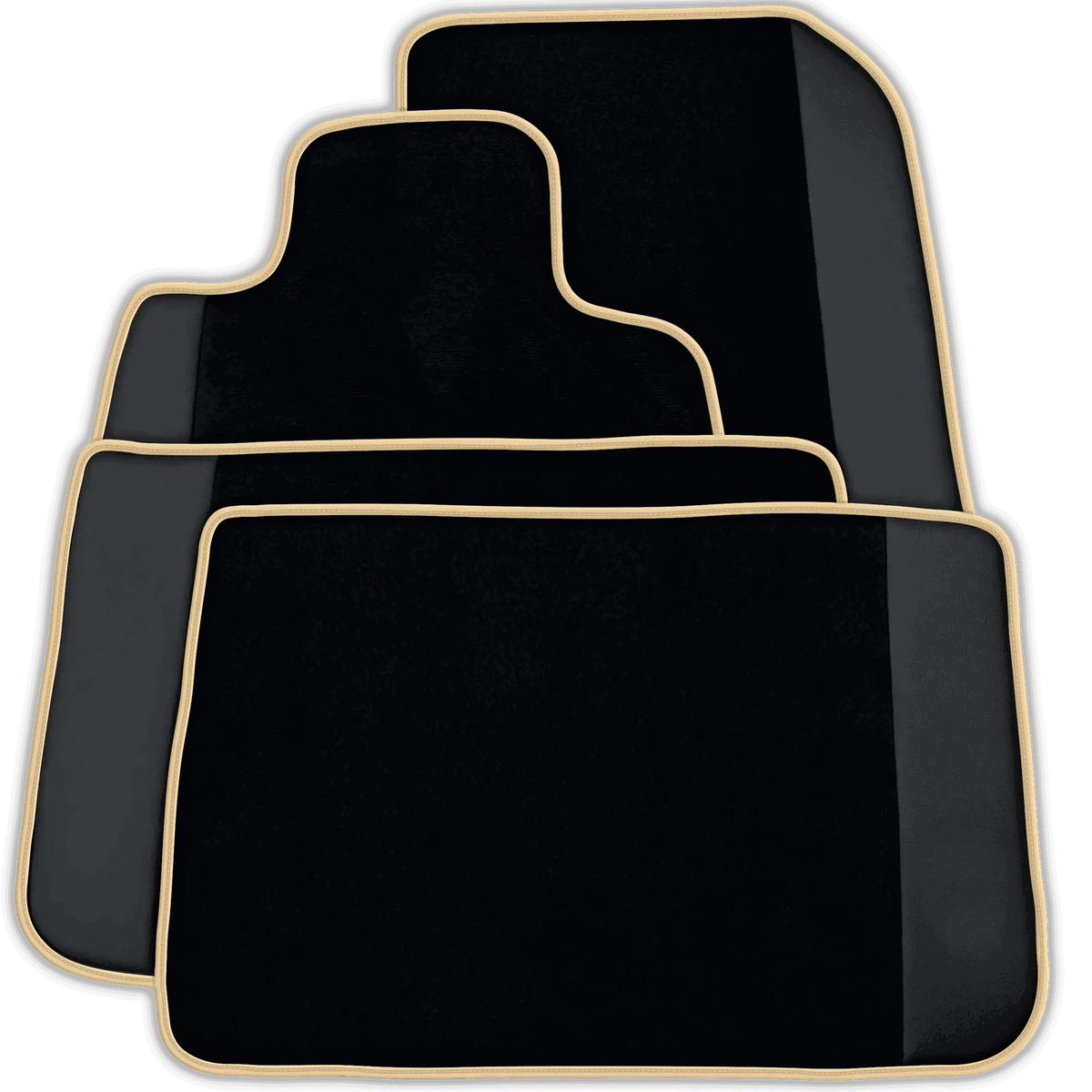 Custom Black Floor Mats for Rolls Royce Ghost Series I (2010–2020)