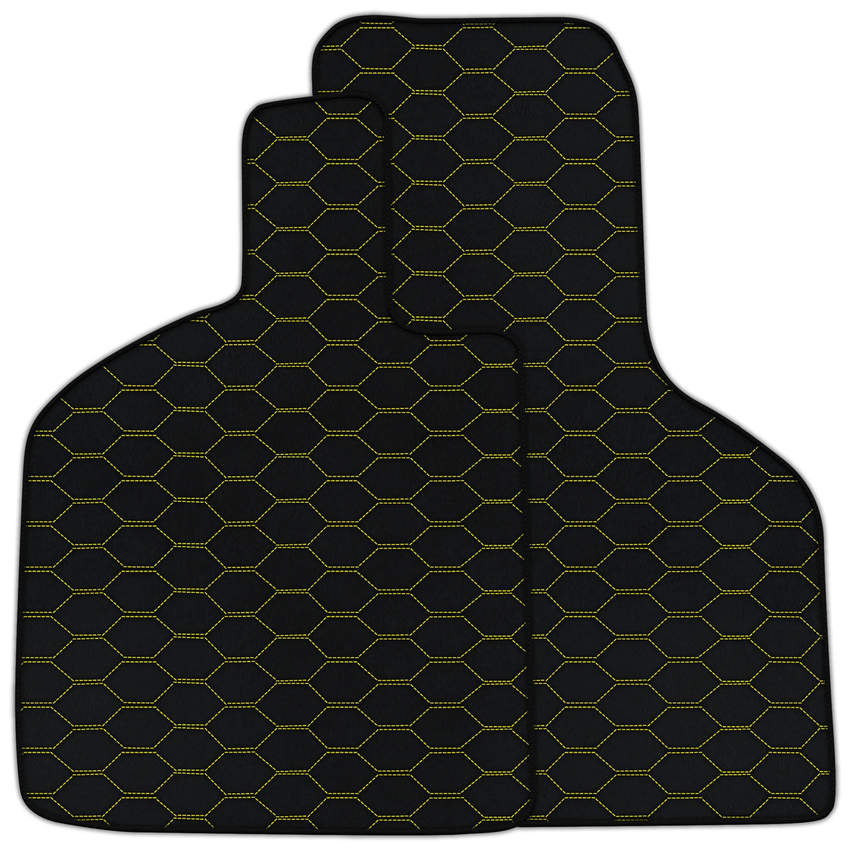Customizable Leather Floor Mats with Divario Pattern for Lamborghini Huracan STO (2021-2024)