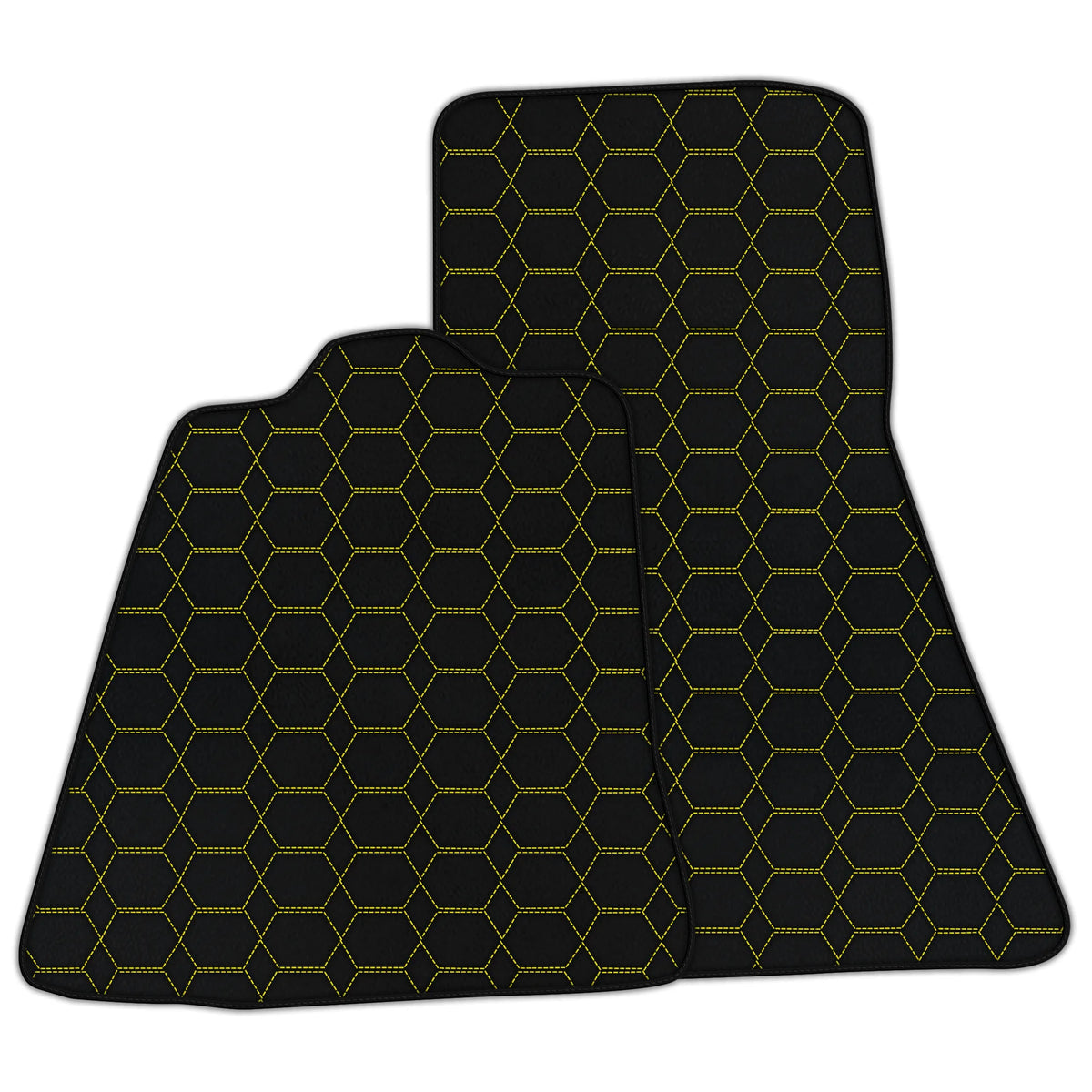 Customizable Leather Floor Mats with Hexagon Hex Pattern for McLaren P1 (2013-2015)