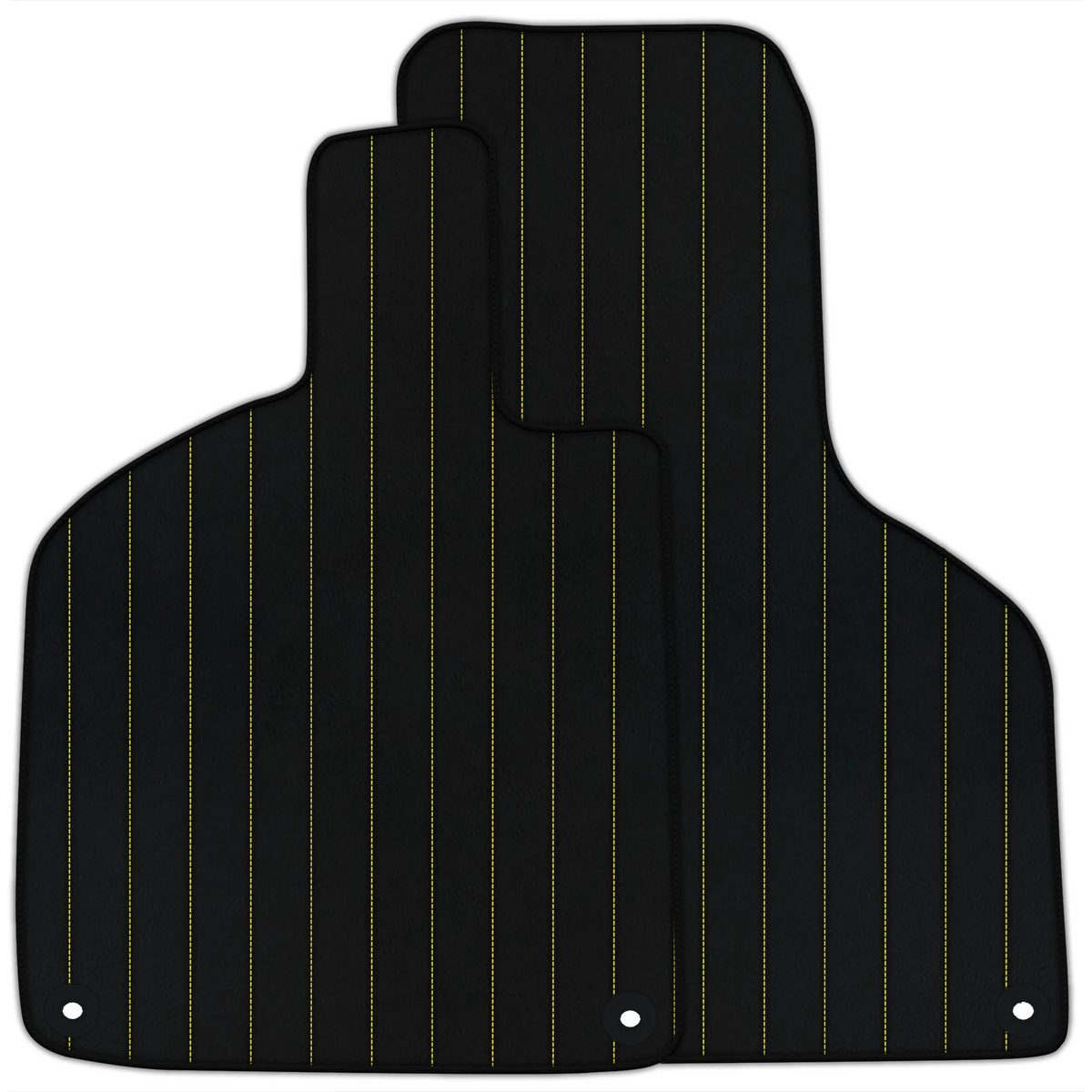 Customizable Leather Floor Mats with Line Pattern for Lamborghini Huracan Perfomante (2017-2019)