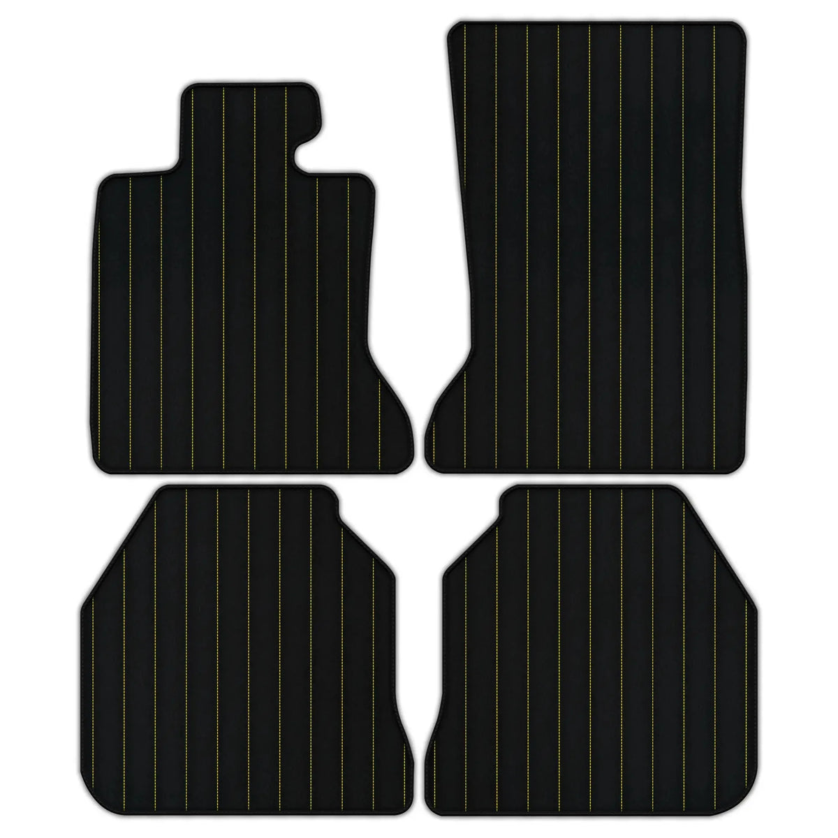 Customizable Leather Floor Mats with Line Pattern for Rolls Royce Ghost Series I (2010–2020)