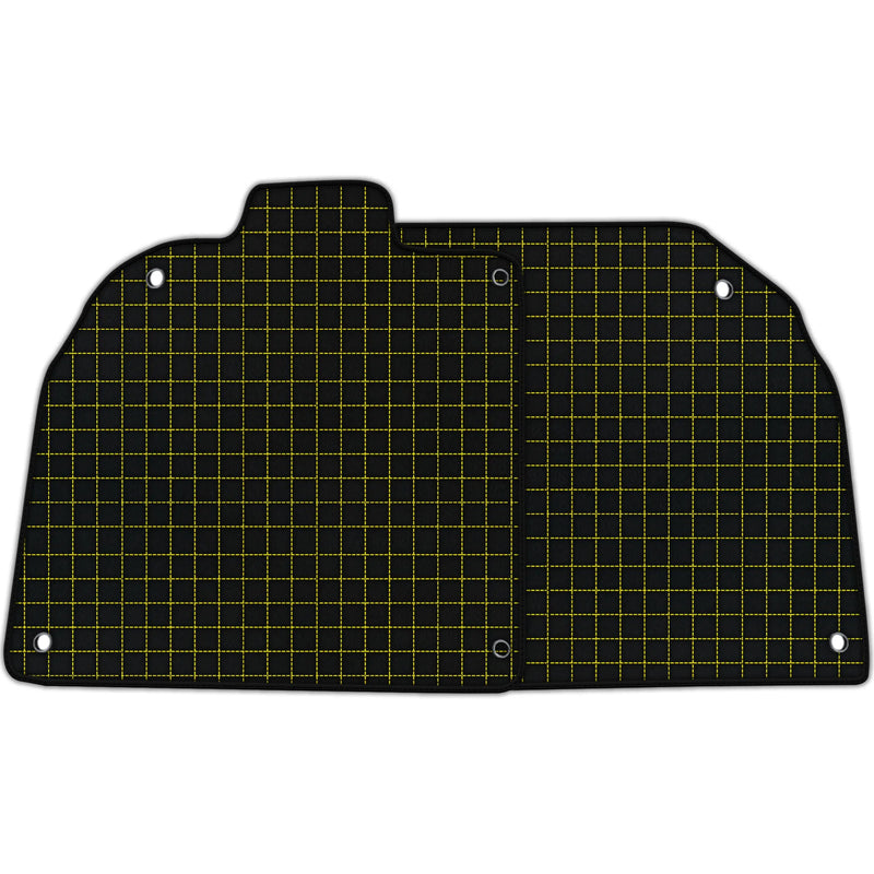 Customizable Leather Floor Mats with Square Pattern for Lamborghini Aventador SV (2012-2022)