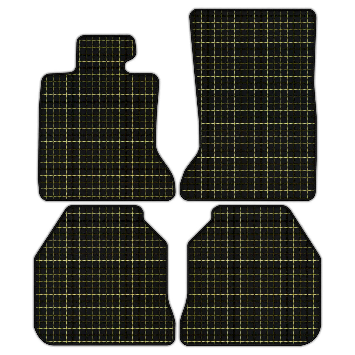 Customizable Leather Floor Mats with Square Pattern for Rolls Royce Ghost Series I (2010–2020)