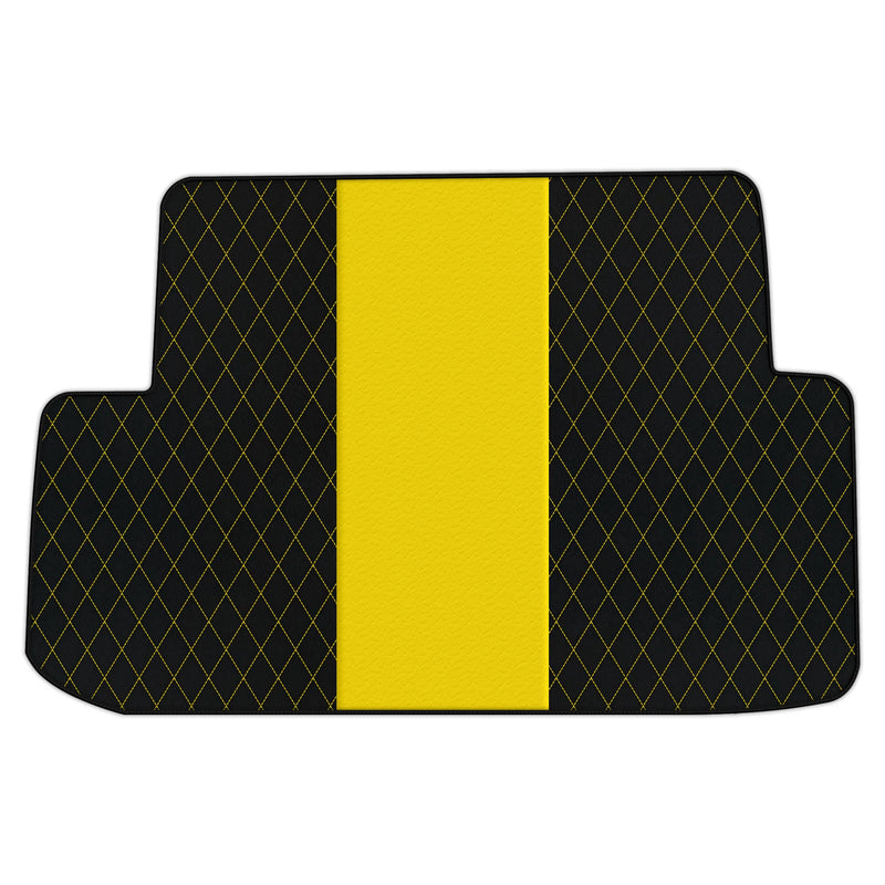Tapis de coffre en cuir personnalisables avec motif de diamant pour Ferrari California T (2015-2018)