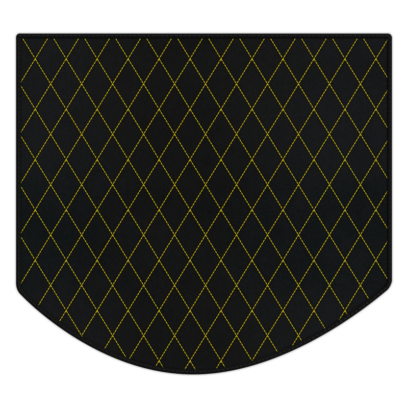 Tapis de coffre en cuir personnalisable avec motif de diamant unique pour Ferrari Testarossa (1984–1996)