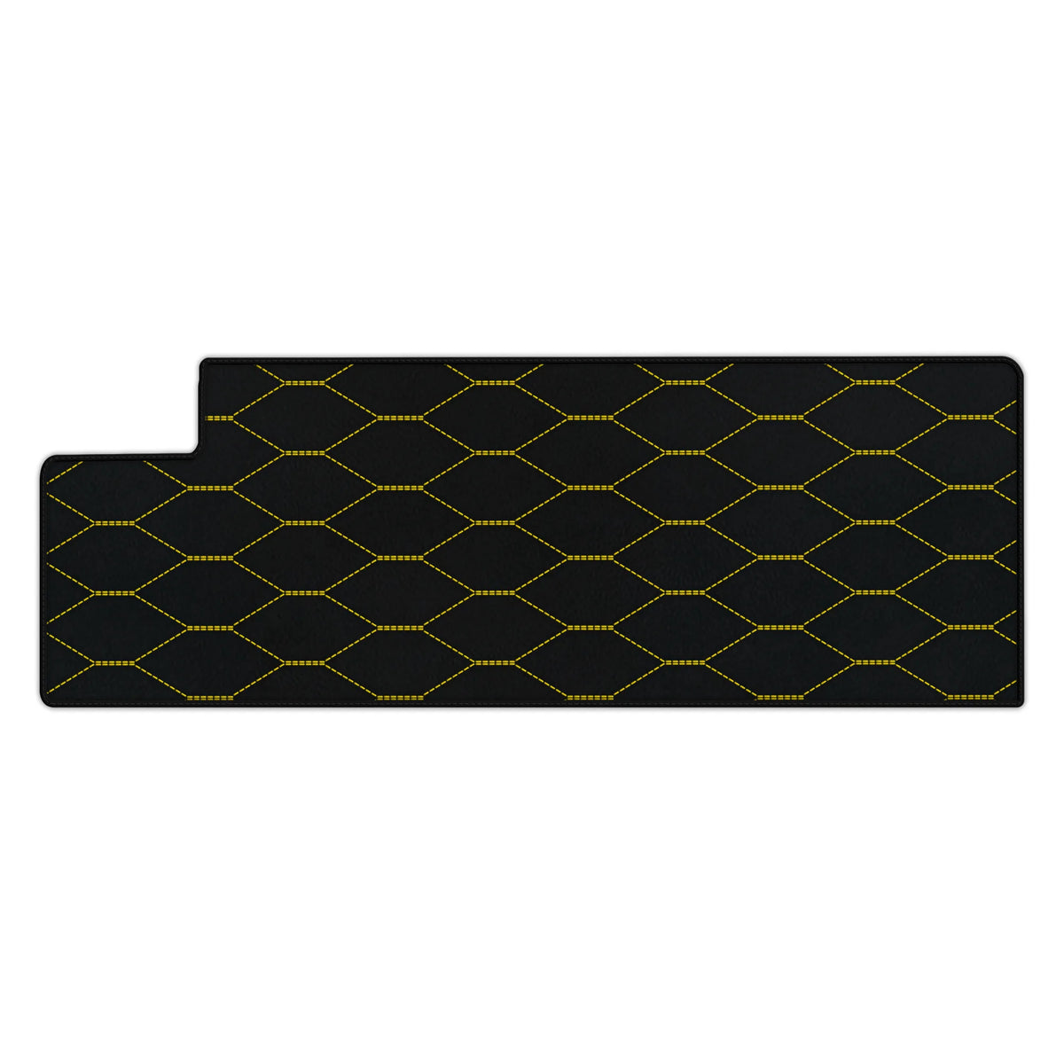 Customizable Leather Trunk Floor Mats with Viper Hex Pattern for Ferrari 612 Scaglietti (2005-2011)