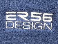 Dark Blue Floor Mats for Audi R8 (2007-2015) ER56 Design - AutoWin