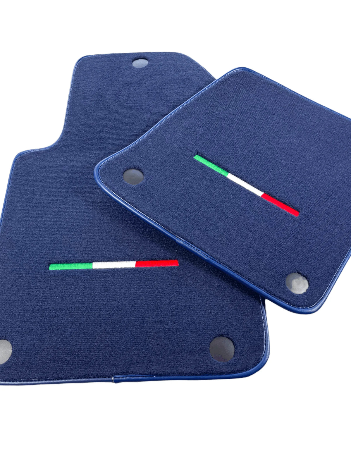 Dark Blue Floor Mats For Ferrari 612 Scaglietti 2005-2011 Italian Edition - AutoWin