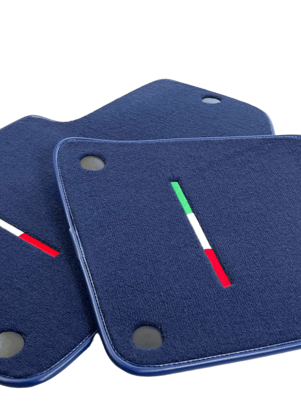 Dark Blue Floor Mats For Ferrari 612 Scaglietti 2005-2011 Italian Edition - AutoWin