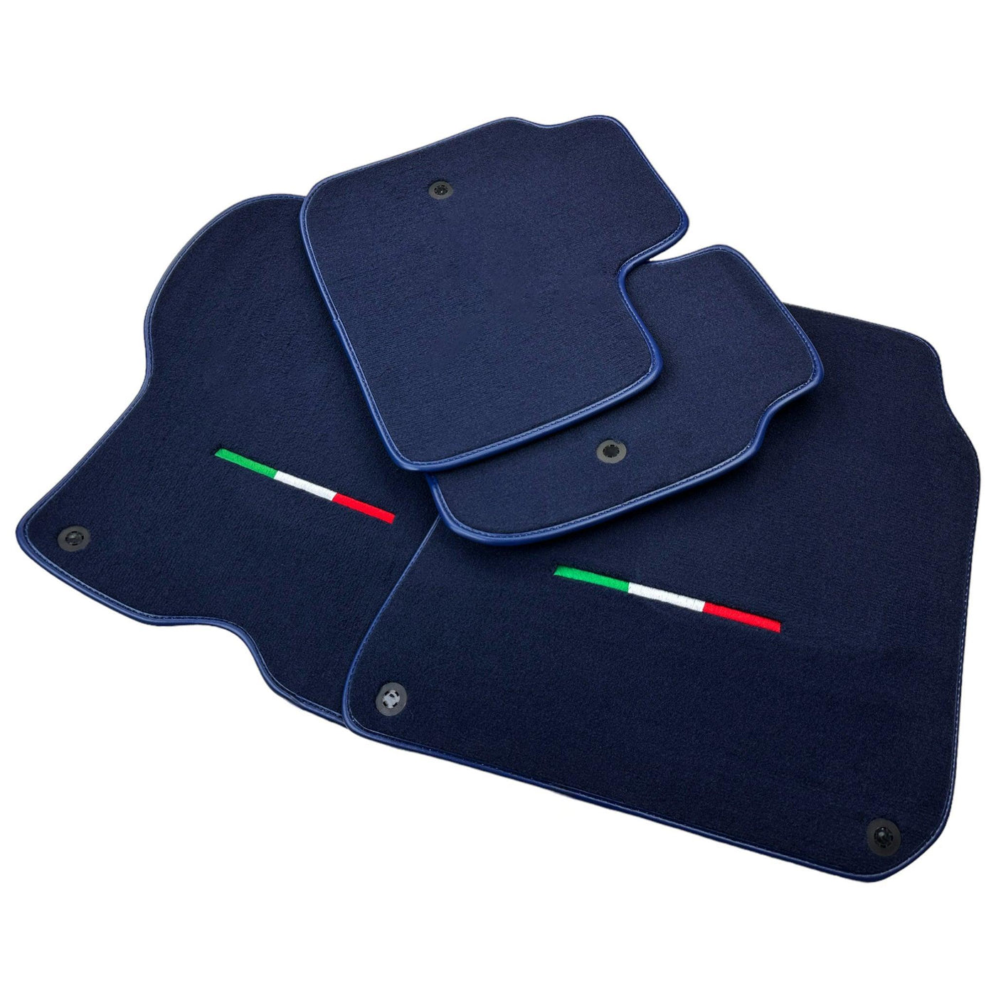 Dark Blue Italian Edition Floor Mats for Ferrari GTC4 Lusso 2016-2023