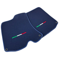 Dark Blue Floor Mats For Ferrari Roma (2021-2024) Italian Edition - AutoWin