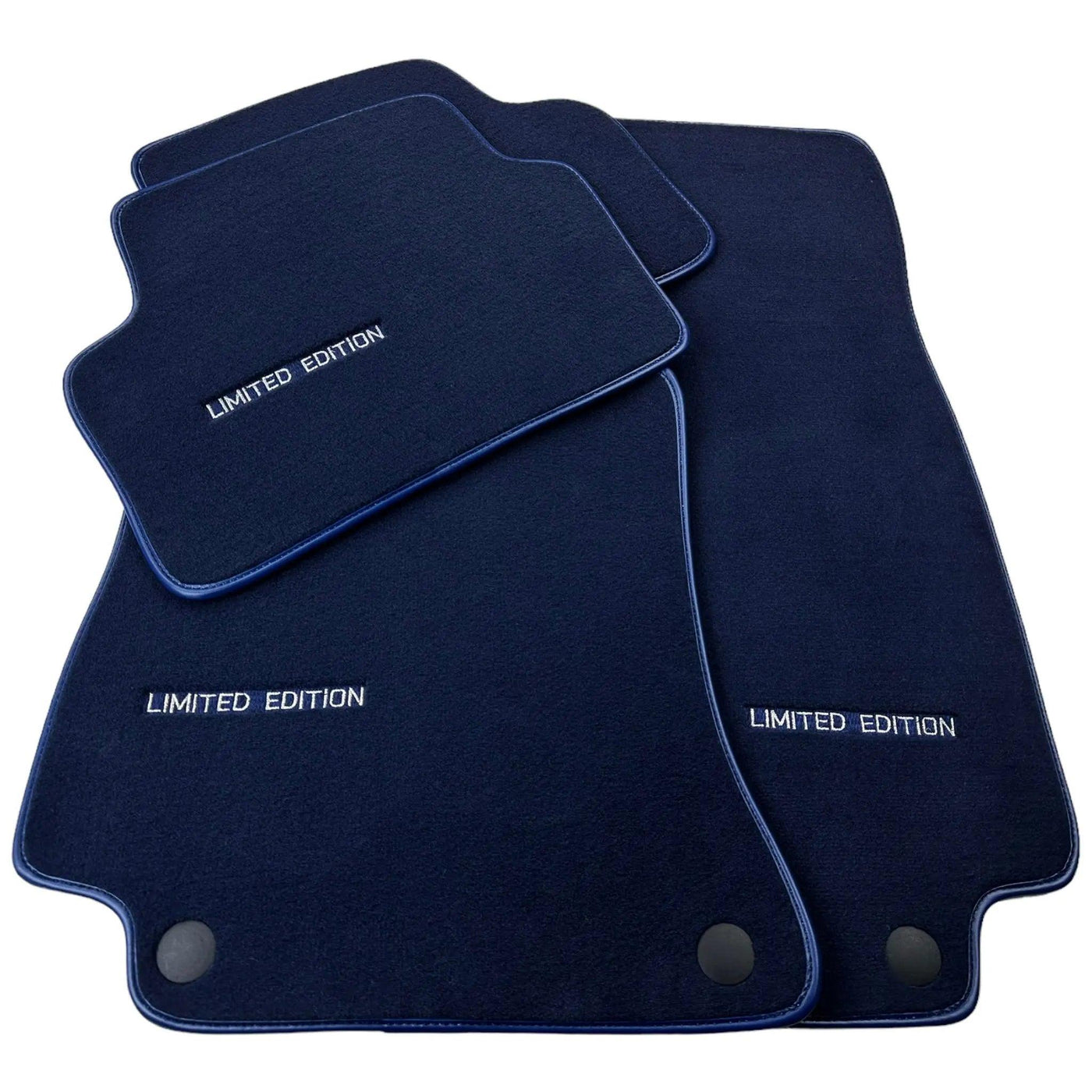 Dark Blue Floor Mats For Mercedes Benz GLE-Class C167 Coupe (2020-2023) | Limited Edition - AutoWin