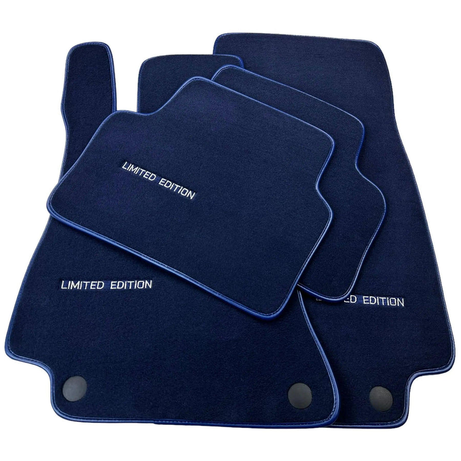 Dark Blue Floor Mats For Mercedes Benz GLK-Class X204 (2008-2012) | Limited Edition - AutoWin