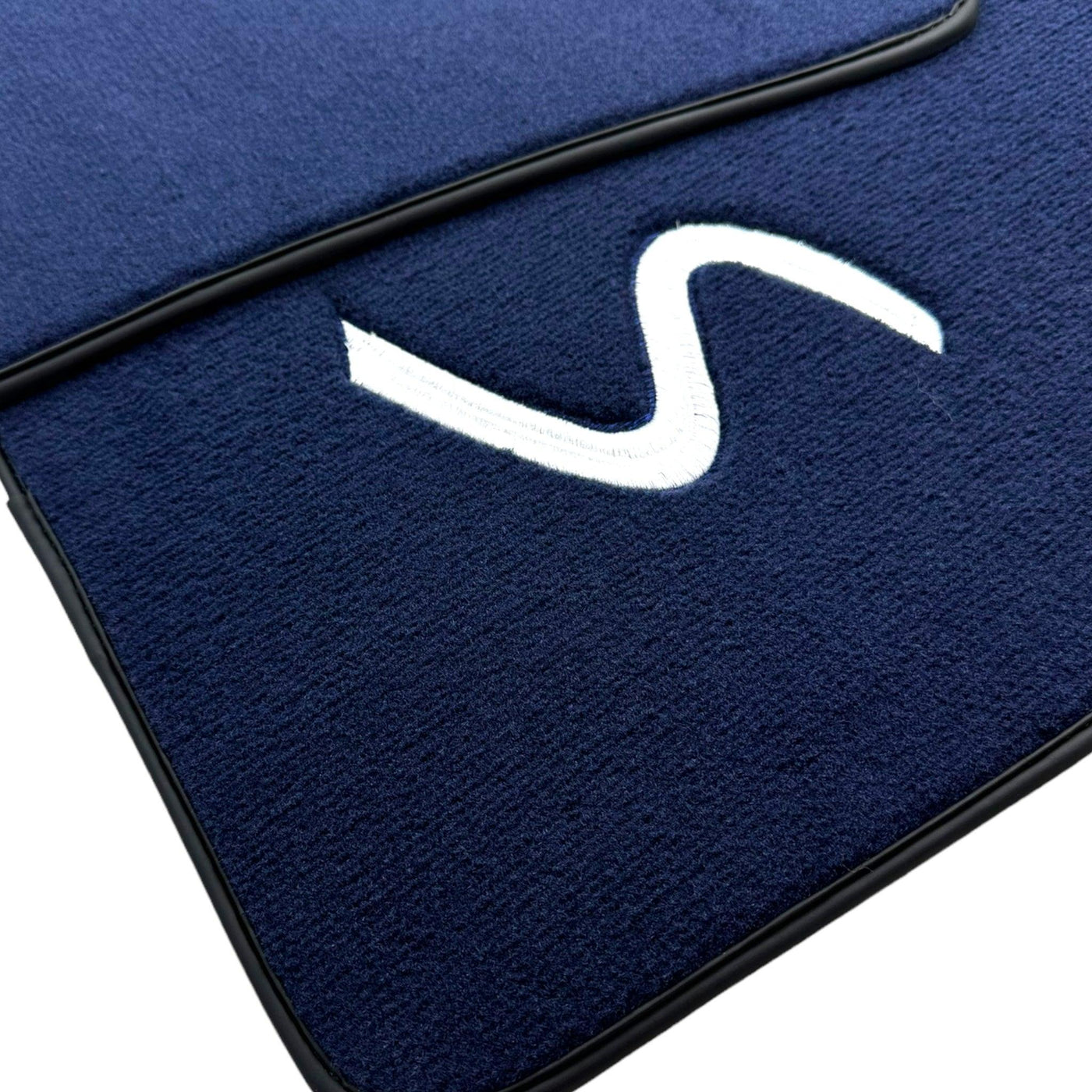 Dark Blue Floor Mats for Mini Cooper / One R53 (2001-2007) Cooper S - AutoWin