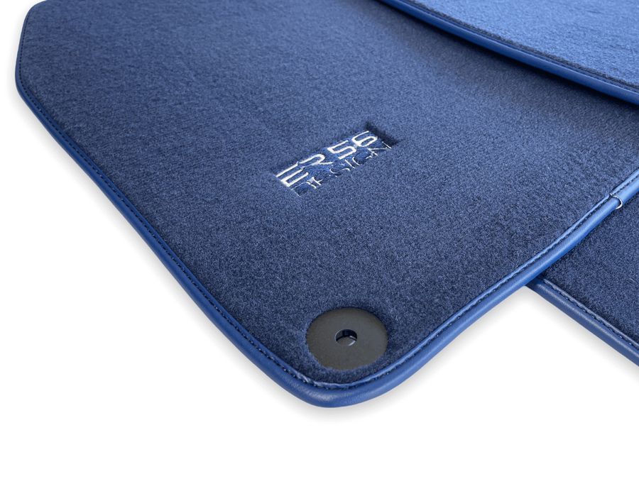 Dark Blue Floor Mats for Porsche 911 - 991 (2012-2019) | ER56 Design - AutoWin