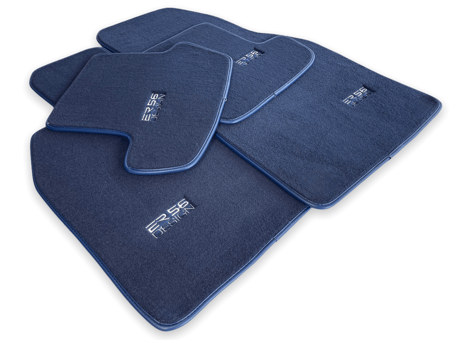 Dark Blue Floor Mats for Porsche 911 - 996 (1998-2004) - AutoWin