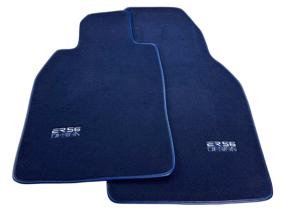 Dark Blue Floor Mats for Porsche 981 Cayman (2012–2016) | Er56 Design - AutoWin