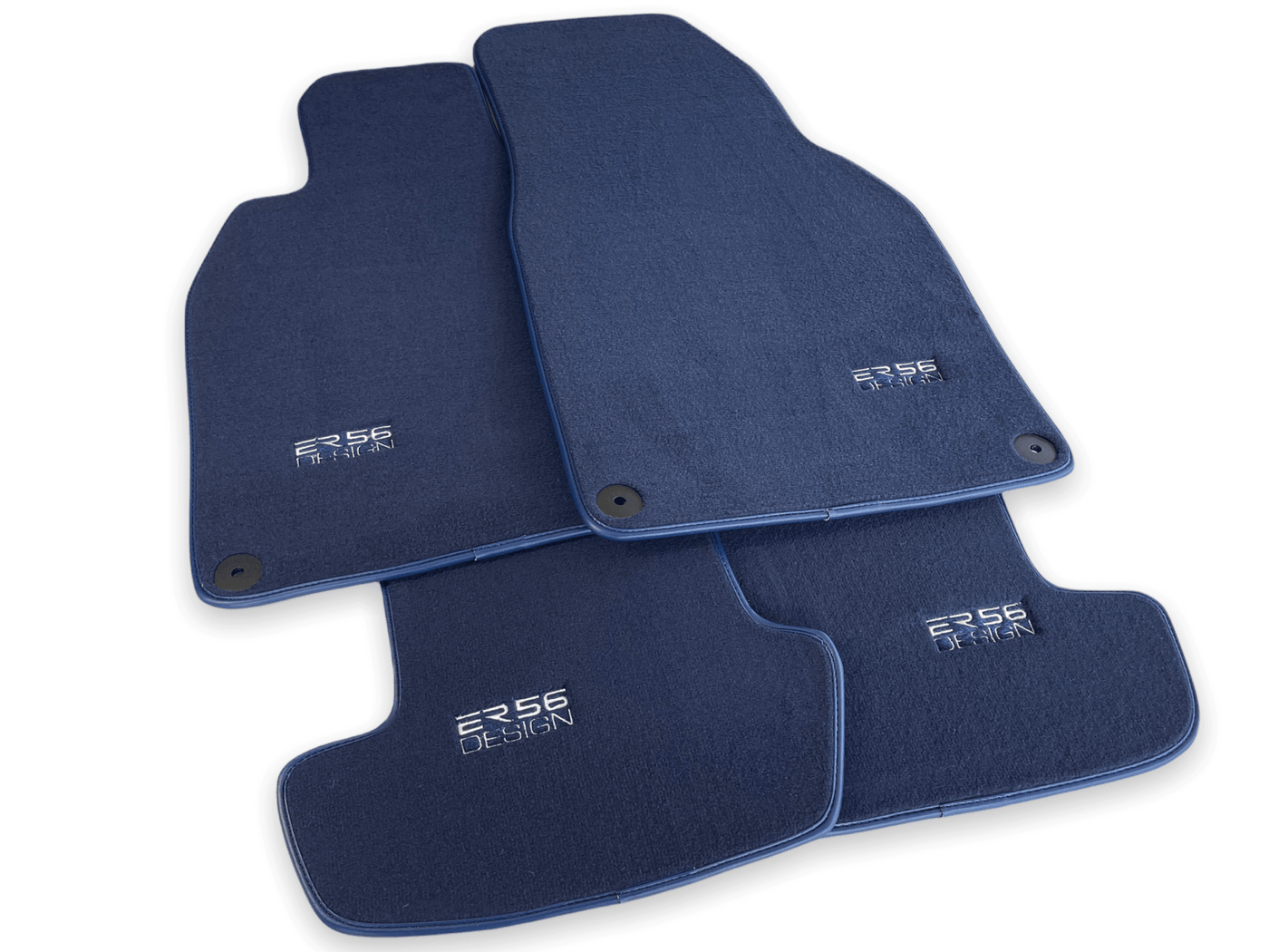 Dark Blue Floor Mats for Porsche Cayenne (2003-2010) | ER56 Design - AutoWin