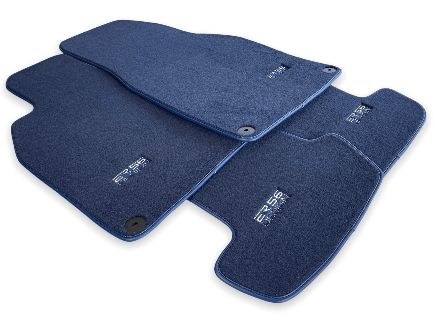 Dark Blue Floor Mats for Porsche Cayenne (2010-2018) | ER56 Design - AutoWin